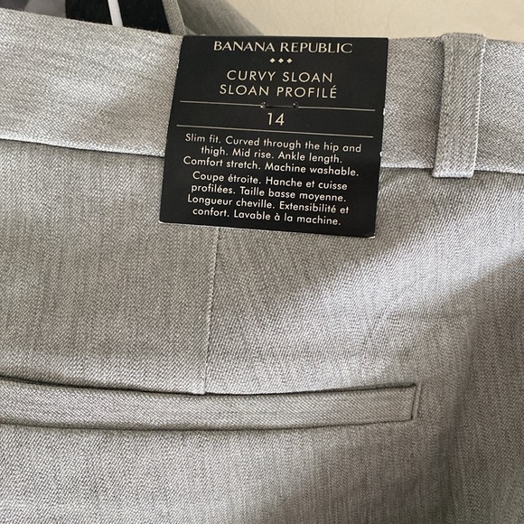 NWT Banana Republic Sloane Pant, Curvy Fit - Picture 4 of 5